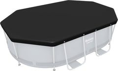 Plandeka PCV Bestway 305 x 184 cm, czarna, owalna