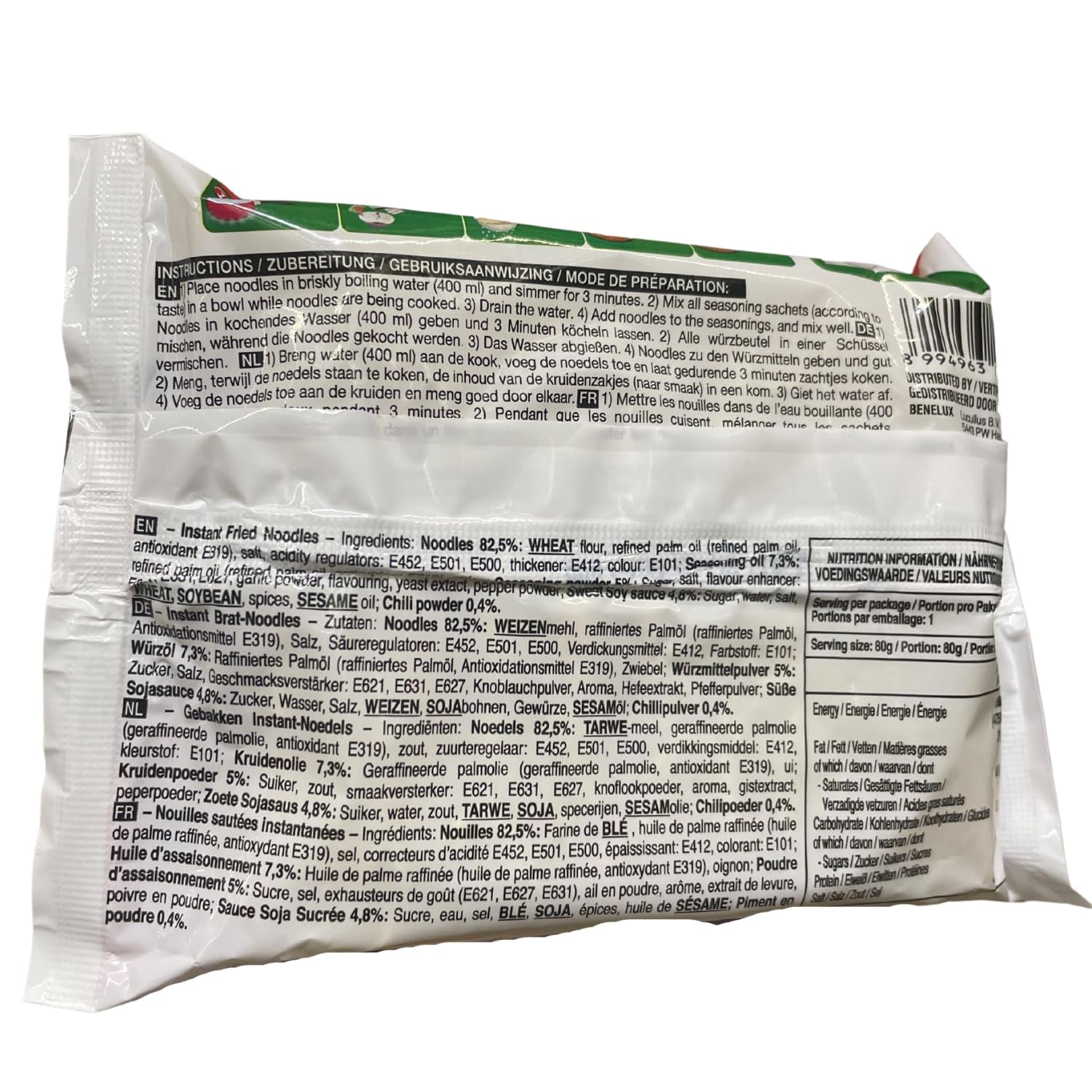 INDOMIE - Makaron błyskawiczny Mi Goreng - Opakowanie zbiorcze (40 x 80g)