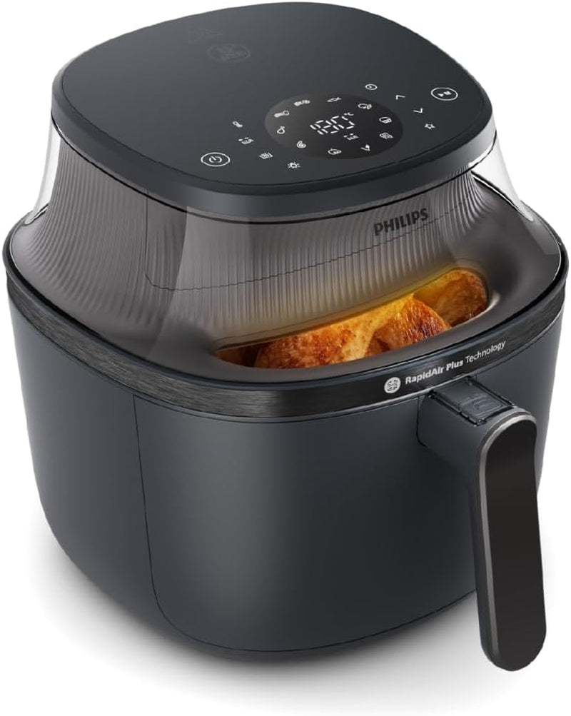 Philips Airfryer seria 3000 6,2 l, okno gotowania, 16 funkcji gotowania w 1, technologia Rapidair plus, usuwanie tłuszczu, aplikacja przepisów Homeid Appliances Naty Shop 6,2 l