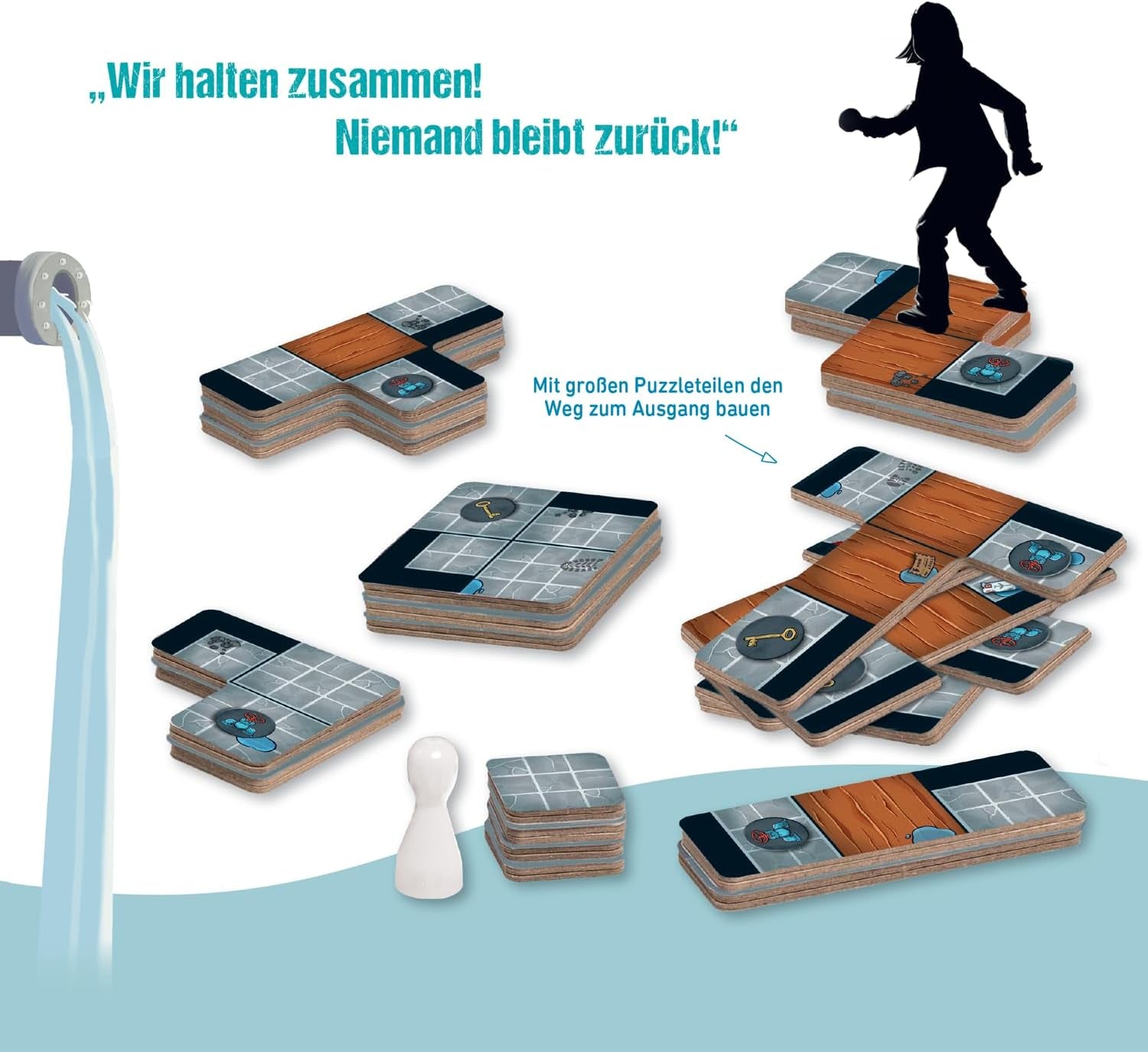 Mojżesz. Sebastian Fitzek Underground, innowacyjna gra thriller 3D dla fanów gier ucieczki, kooperacyjna gra planszowa autorstwa Marco Teubnera o różnych poziomach trudności, dla osób w wieku od 12 lat.