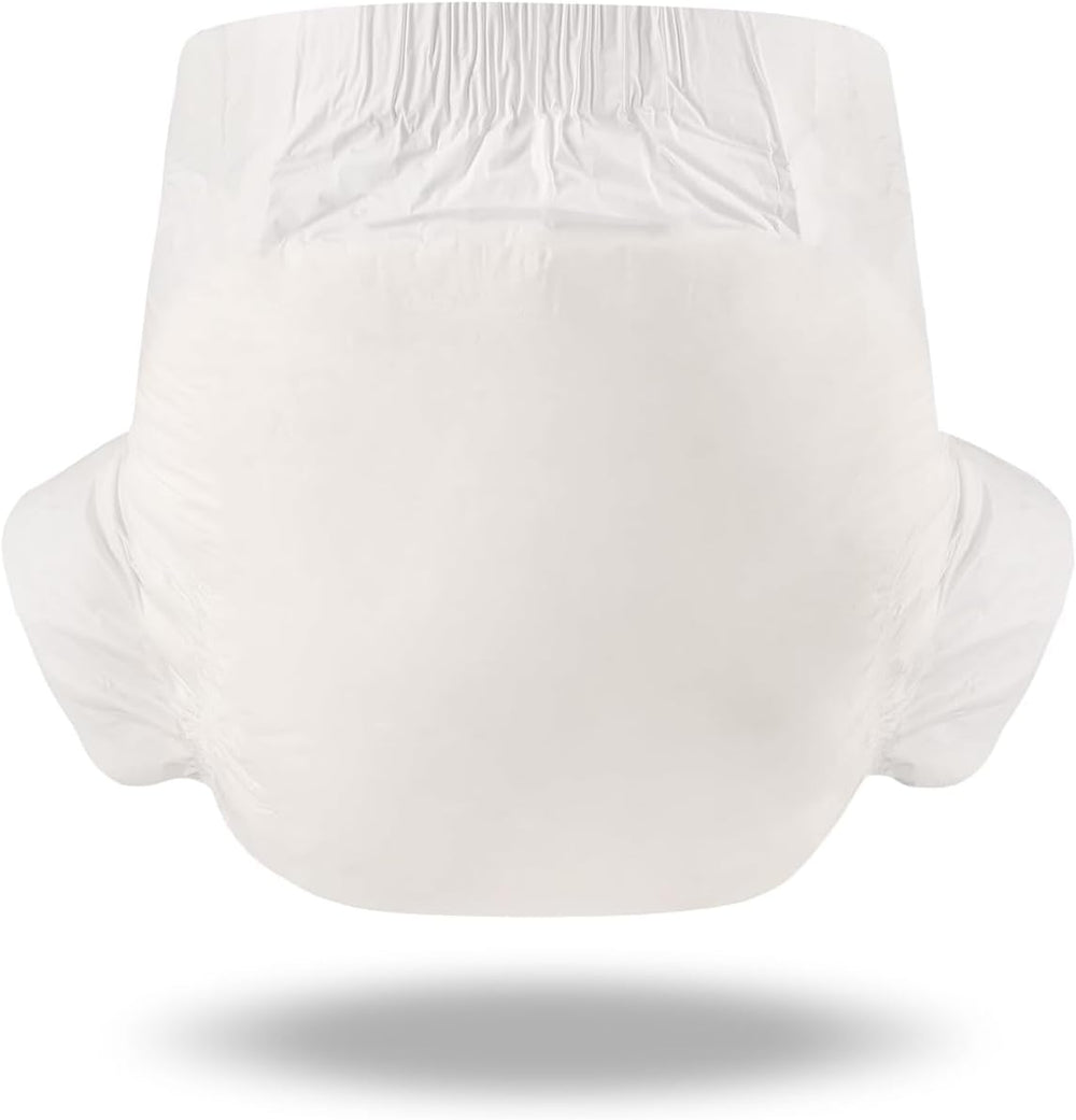 Pieluchy dla dorosłych CutiePlusU, sucha powierzchnia, maksymalna chłonność przez noc, jednorazowa pieluszka dla osób nietrzymających moczu – niebieska, różowa, biała, 3 szt. (średnia 71–96 cm)