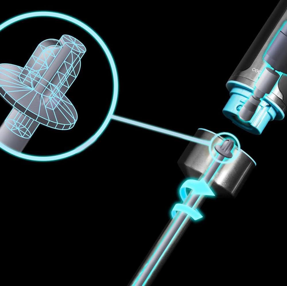 Mikser ręczny Cecotec Powergear 1500 - Klingen Aus Titanium Beschichtung, 21 Geschwindigkeitsstufen, 1500 W, Inklusiv Glas Mit Deckel. (Schwarz Und Edelstahl, XL) Sklep z kuchnią Naty