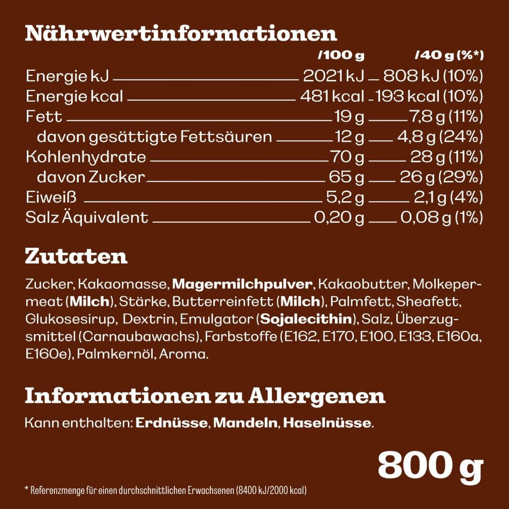 Duże opakowanie czekoladowych M&M's, chrupiąca czekoladowa soczewica z kolorową polewą cukrową, Party Mix, 1 x 800g, cukierki z motywem futbolu amerykańskiego