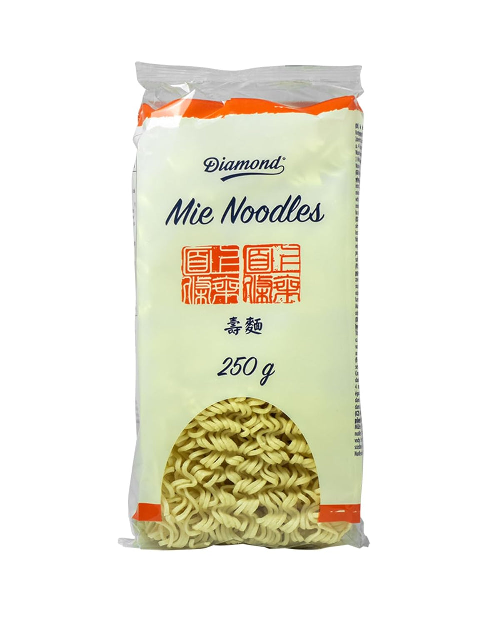 DIAMOND Mie Noodles, makaron pszenny bez jajka, szybki i łatwy w przygotowaniu, wegetariański - 8 x 250 g