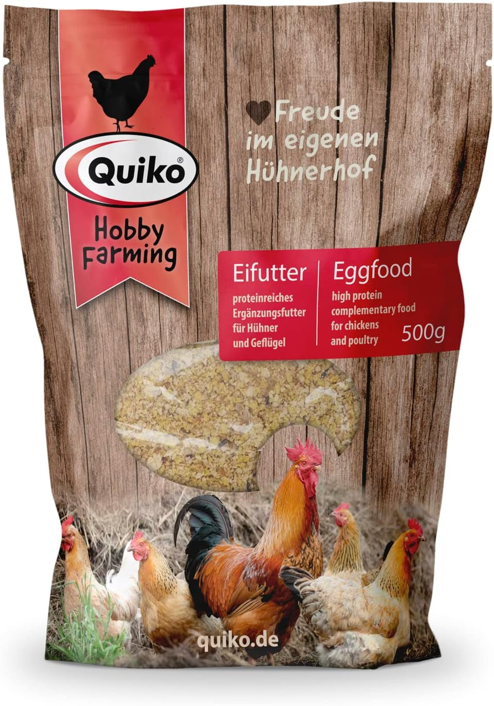 Quiko Hobby Farming - Eifutter für Hühner 2kg - Hühner Zubehör - Hühner Witamina