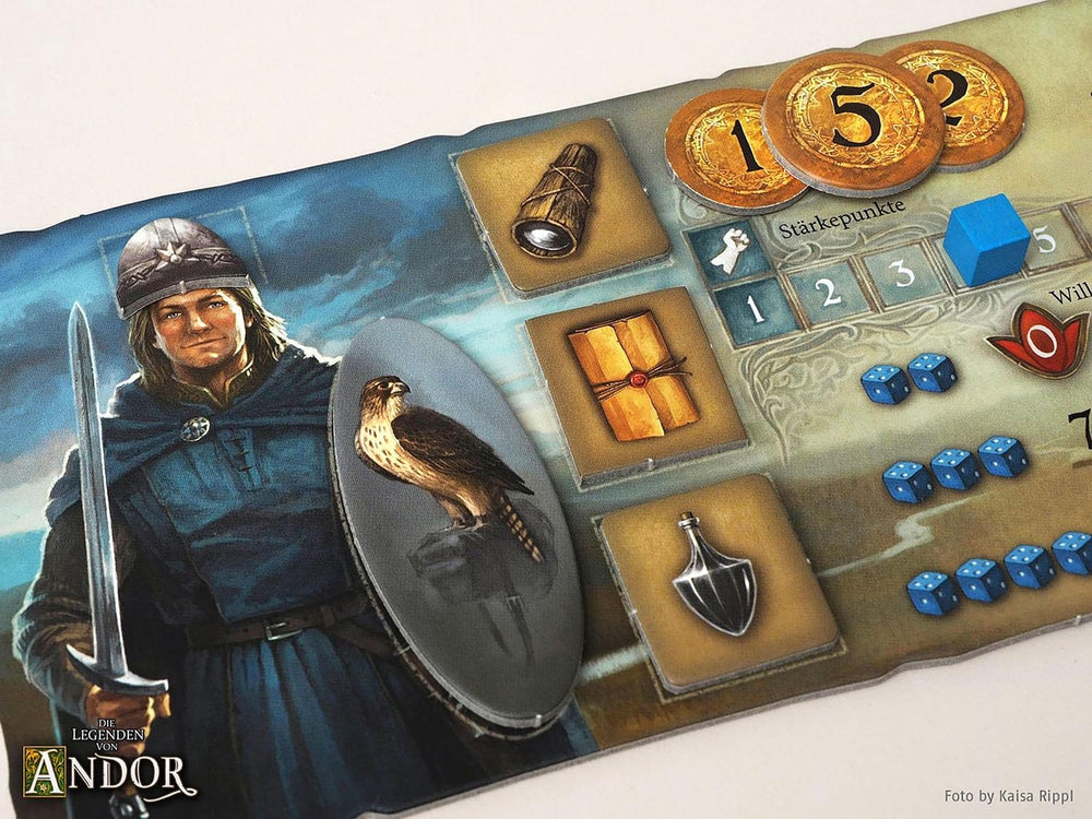 Kosmos 683122 Legends of Andor - Big Box, gra podstawowa (Kennerspiel des Jahres 2013) i dodatkowe rozszerzenia, klasyczna fantasy, kooperacyjna gra planszowa fantasy, wiek 10+
