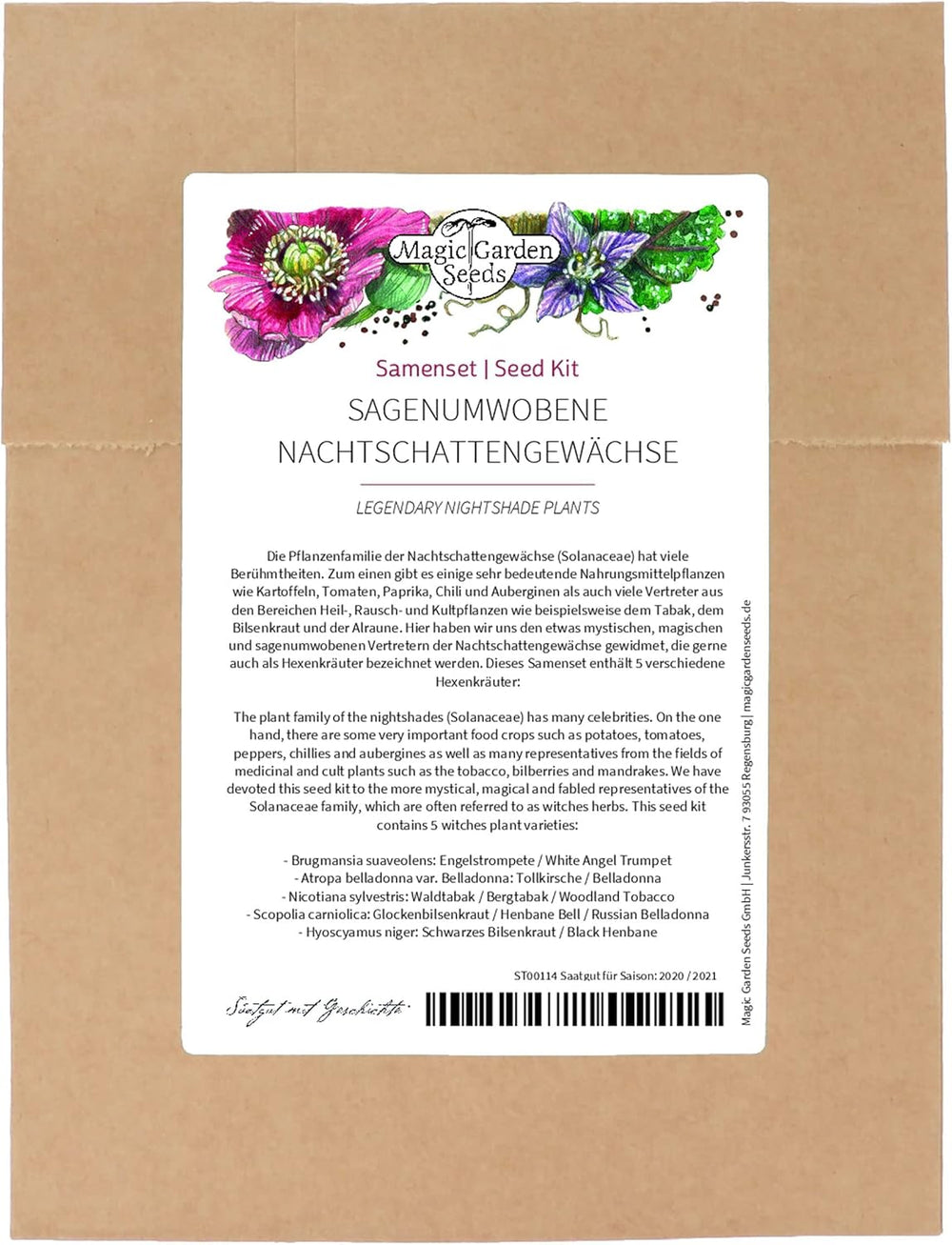 Legendarne rośliny skrzypu - zestaw nasion z 5 magicznymi roślinami