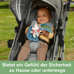 Fisher-Price Giant Ear Elephant - Jucărie adorabilă din pluș moale cu urechi foarte mari, fabricată din plastic reciclat în proporție de 90% și ambalaj certificat FSC, pentru bebeluși de la 3 luni în sus, HKD63 Jucarii Bebe Naty Shop