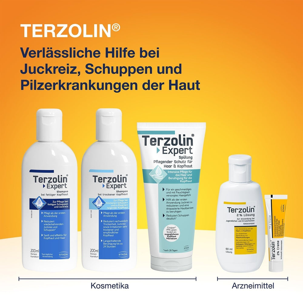 Terzolin Expert Șampon pentru scalp și păr gras, anti-mătreață, 200 ml Duș și baie Terzolin