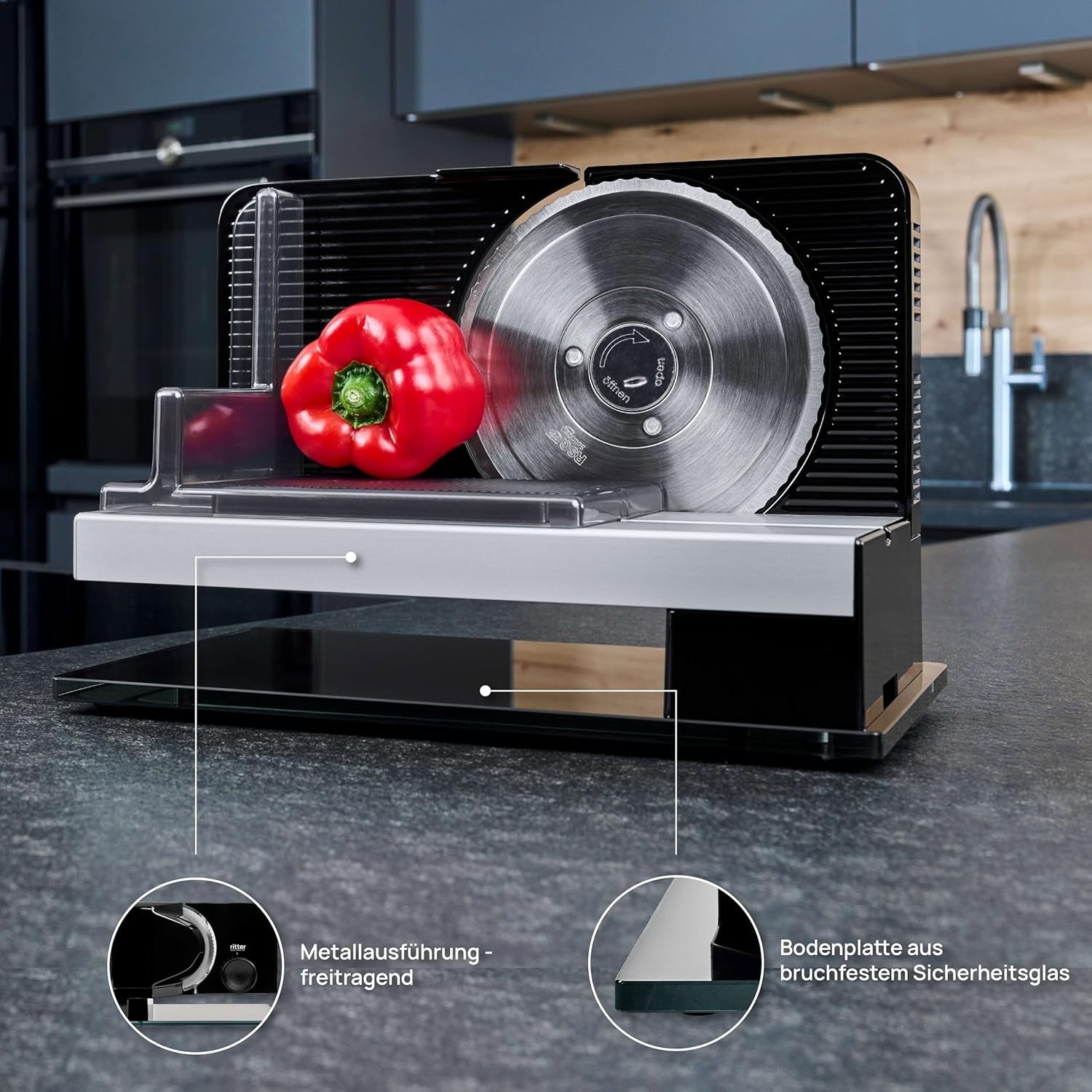 Ritter Sono 2 Elektryczna krajalnica wielofunkcyjna Rasnite i krajalnice Naty Shop