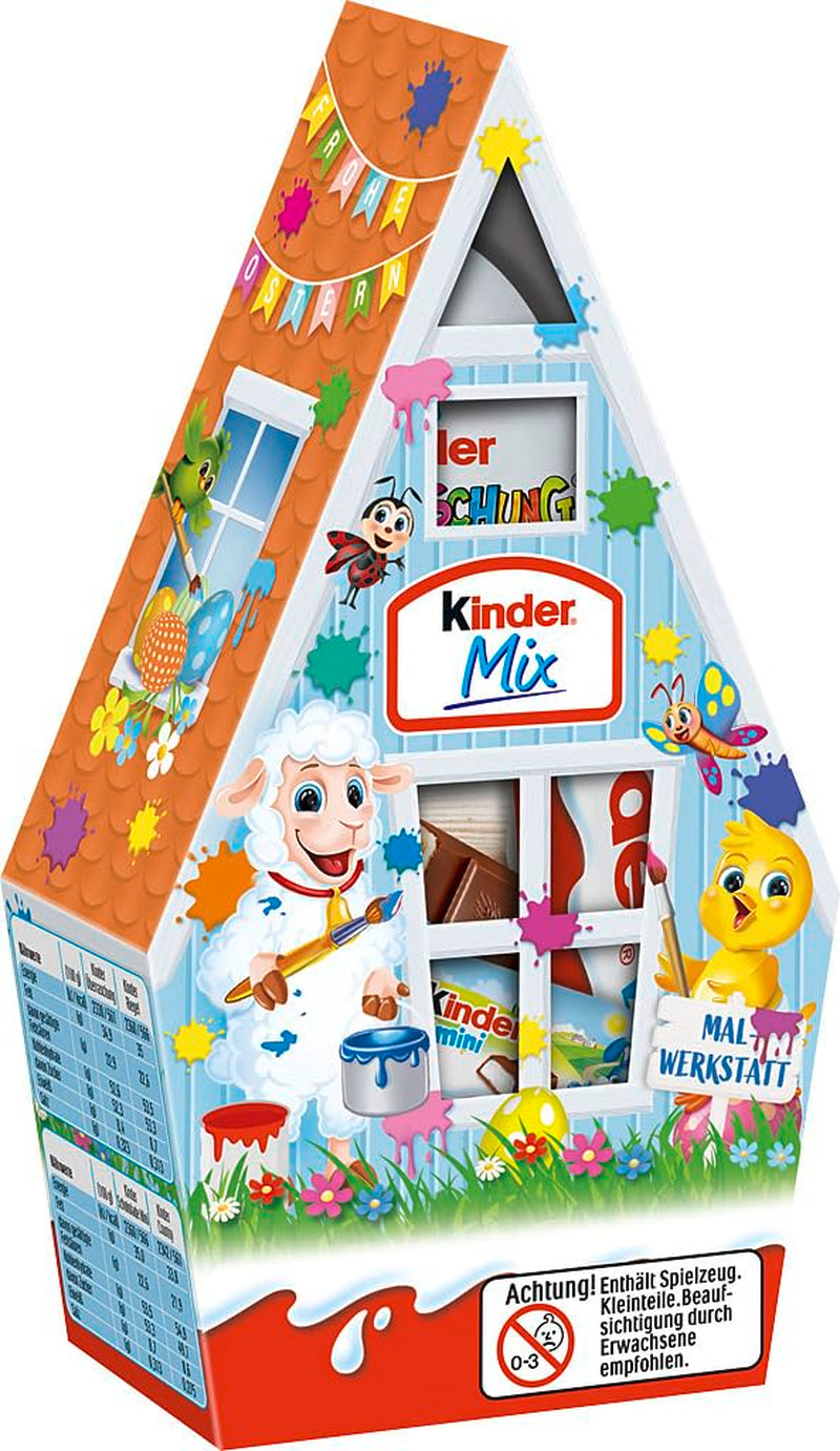 Kinder Mini Jajka Mleczne | 85g – Pyszne Wielkanocne Czekoladowe Jajka – Wielkanocne Słodycze – Gładkie mleczne nadzienie oblane mleczną czekoladą – Idealne do wielkanocnego koszyka – Do podzielenia się