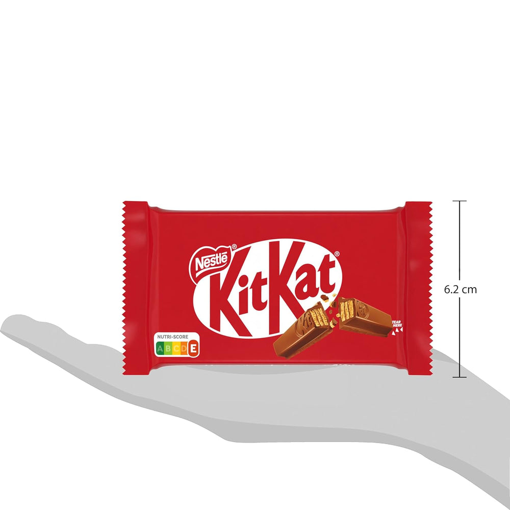 Nestlé KitKat Klasyczne batoniki czekoladowe Chrupiące batoniki waflowe z mlecznej czekolady 24 opakowania (24 x 41,5 g)
