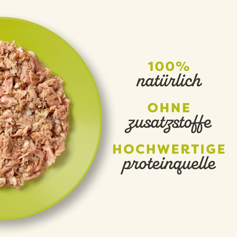 Applaws 100% natürliches Premium-Nassfutter für Katzen, Thunfischfilet mit Algen in Brühe - Packung mit 24 x 156g Dosen