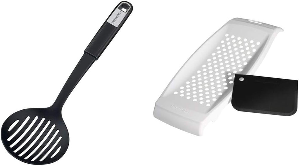 Tarki spaetzlowe Fackelmann ze skrobaczką do ciasta Obieraczka Naty Shop Zestaw 2 sztuki