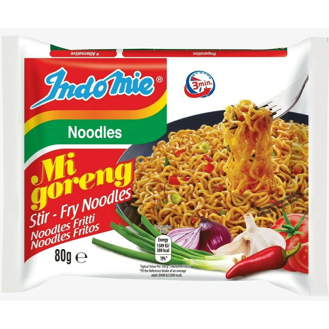 INDOMIE - Makaron błyskawiczny Mi Goreng - Opakowanie zbiorcze (40 x 80g)