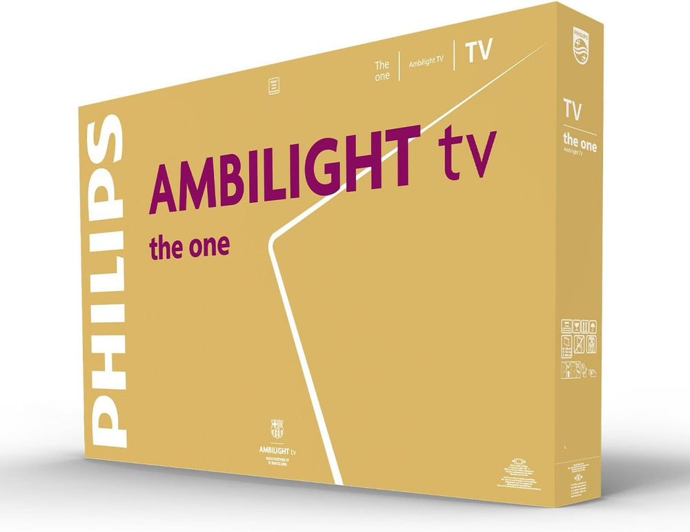 Televizor inteligent Philips Ambilight „The One” 50PUS9000 4K QLED - ecran de 50 de inci cu P5 Perfect Picture Engine Ultra HD, sistem de operare Titan, Dolby Vision și sunet Dolby Atmos
