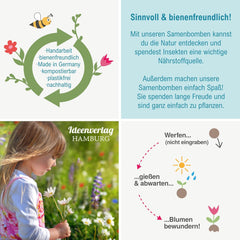 10x „Glück to Grow” Semenbomben als Glückbringer 2026 i Blumensamen Geschenk | Mitbringsel Erwachsene & kleine Gastgeschenke Silvester - Kleeblatt Glückbringer Prüfung - inkl. Zestaw kart podarunkowych
