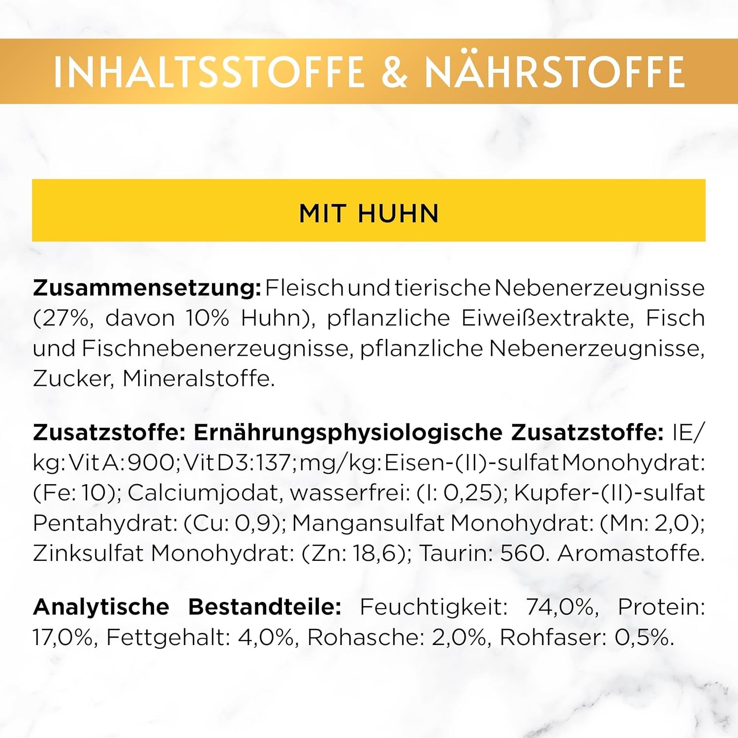 Hrană umedă pentru pisici Gourmet Gold Refined Ragout cu pui, pachet de 12 (12 x 85g)