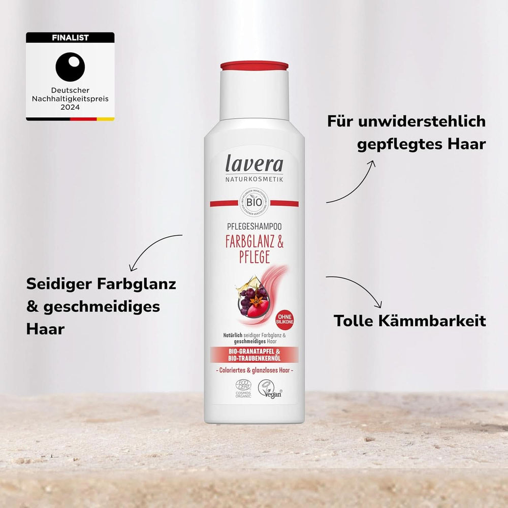 Lavera Care Szampon Color Shine & Care, wegański, 250 ml Prysznic i kąpiel Naty Shop