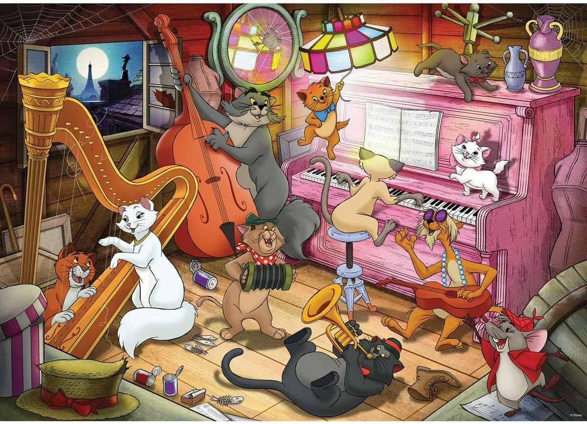 Ravensburger 12000753 Puzzle Aristocats 1000 elementów Puzzle Naty Shop