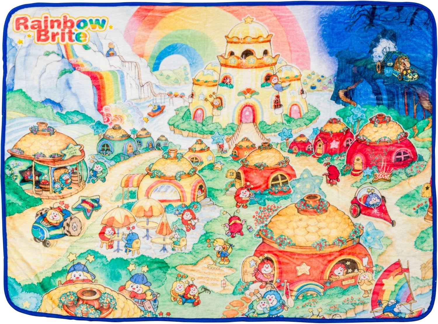 Koc wiszący Silver Buffalo Garfield, polar, 114,3 X 152,4 cm Łóżka i koce Silver Buffalo Rainbow Brite Rainbowland