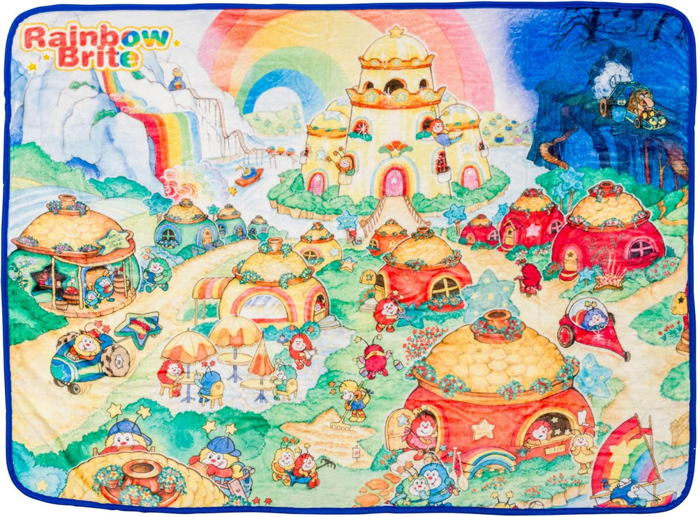 Koc wiszący Silver Buffalo Garfield, polar, 114,3 X 152,4 cm Łóżka i koce Silver Buffalo Rainbow Brite Rainbowland