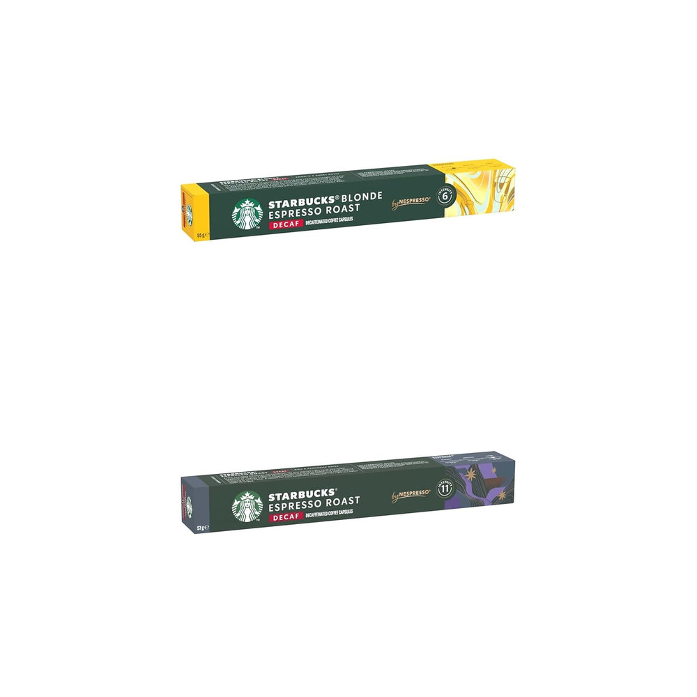 STARBUCKS Explorer Pack Decaf by Nespresso, Kaffeekapseln 6 x 10 (60 Kapseln) – Exklusiv bei Amazon
