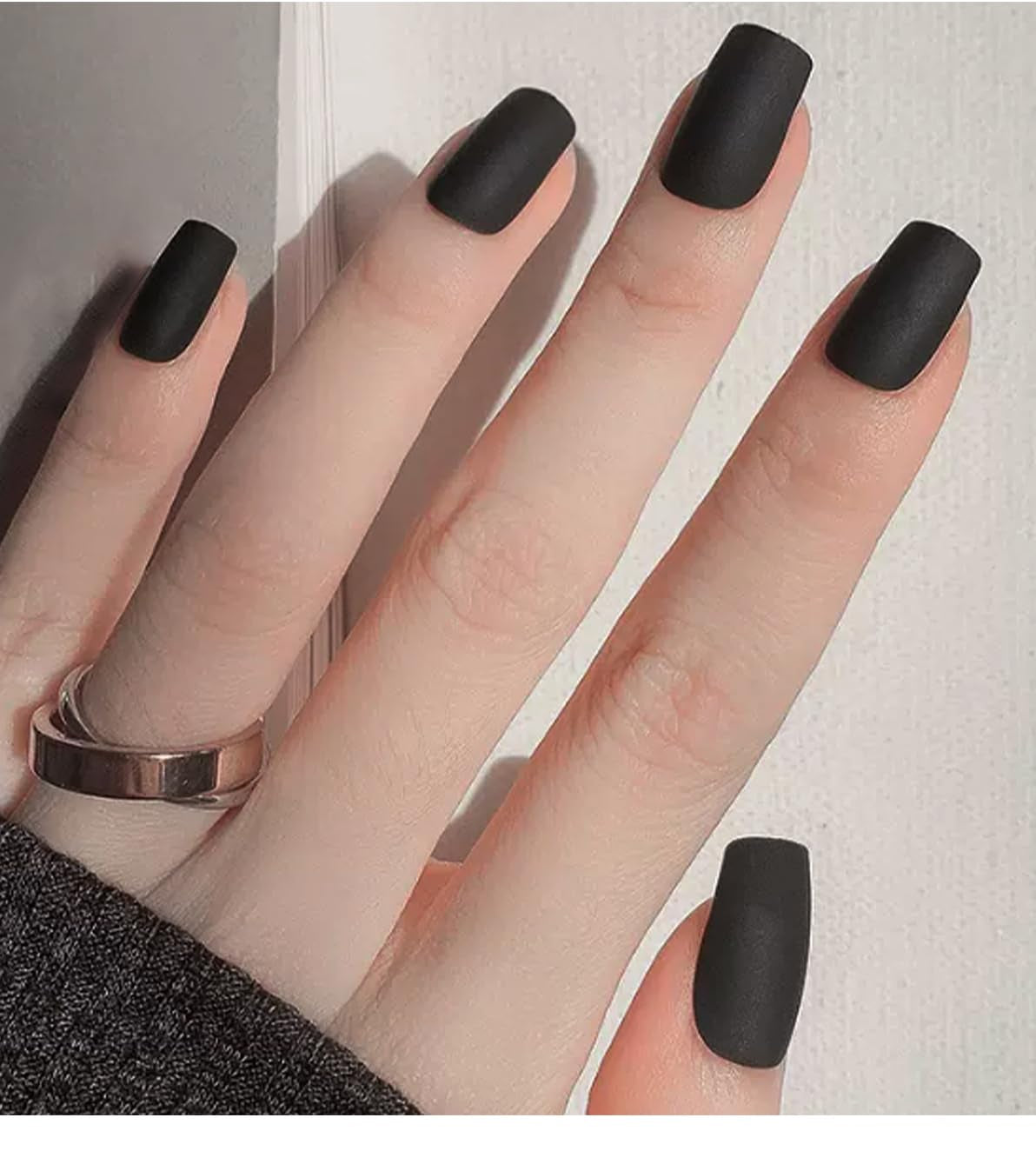 JMEOWIO Nagelfolie UV Härtend Karbon Schwarz Halloween UV Gel Nail Strips Nagelsticker Nagelaufkleber Nail Art Dekoration Nageldesign Zubehör