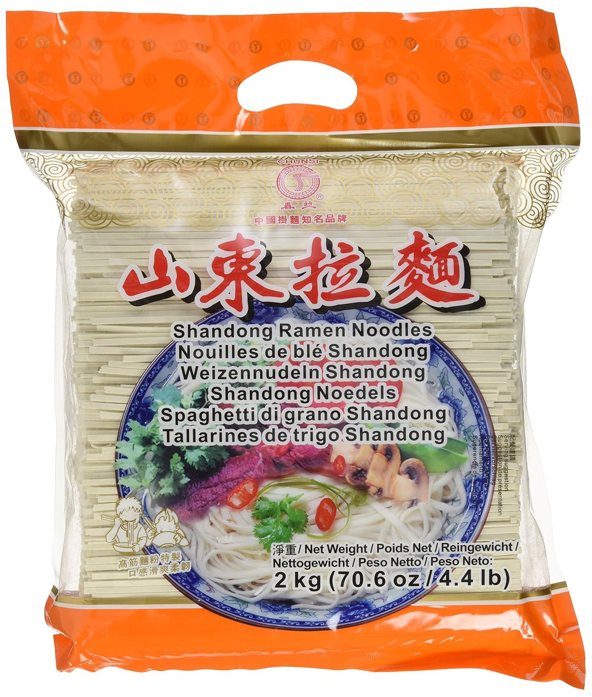 Tăiței de grâu (Shandong), 1 pachet (1 x 2 kg)