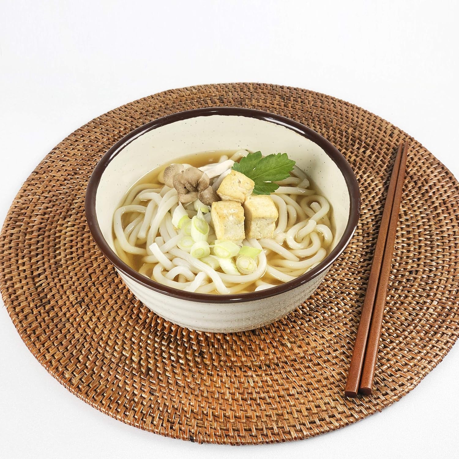 Makaron błyskawiczny Allgroo Udon - Miso, zupa Udon, pikantny, aromatyczny, szybki w przygotowaniu - zawiera 3 porcje - 1 x 690 g