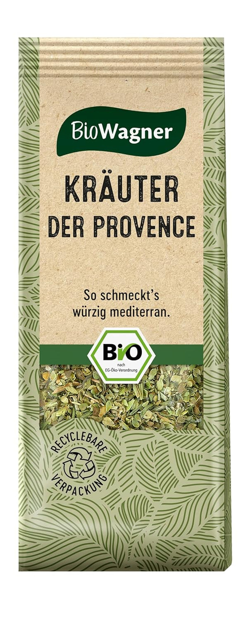 BioWagner - Bio Kräuter der Provence | verfeinert französe Gerichte | naturbelassene Bio-Zutaten | opakowanie nadające się do recyklingu | 20 gr