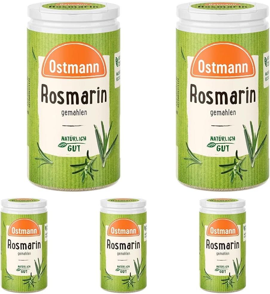 Ostmann - Rozmaryn mielony, 20 gramów Przyprawy Naty Shop 5 x 20 gramów