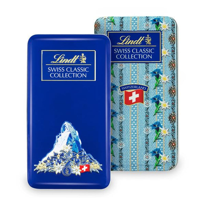 Pudełko czekoladek Lindt Swiss Classic Collection | Batony mlecznej czekolady | Mini Batony Czekoladowe | 185g | Czekoladowy prezent