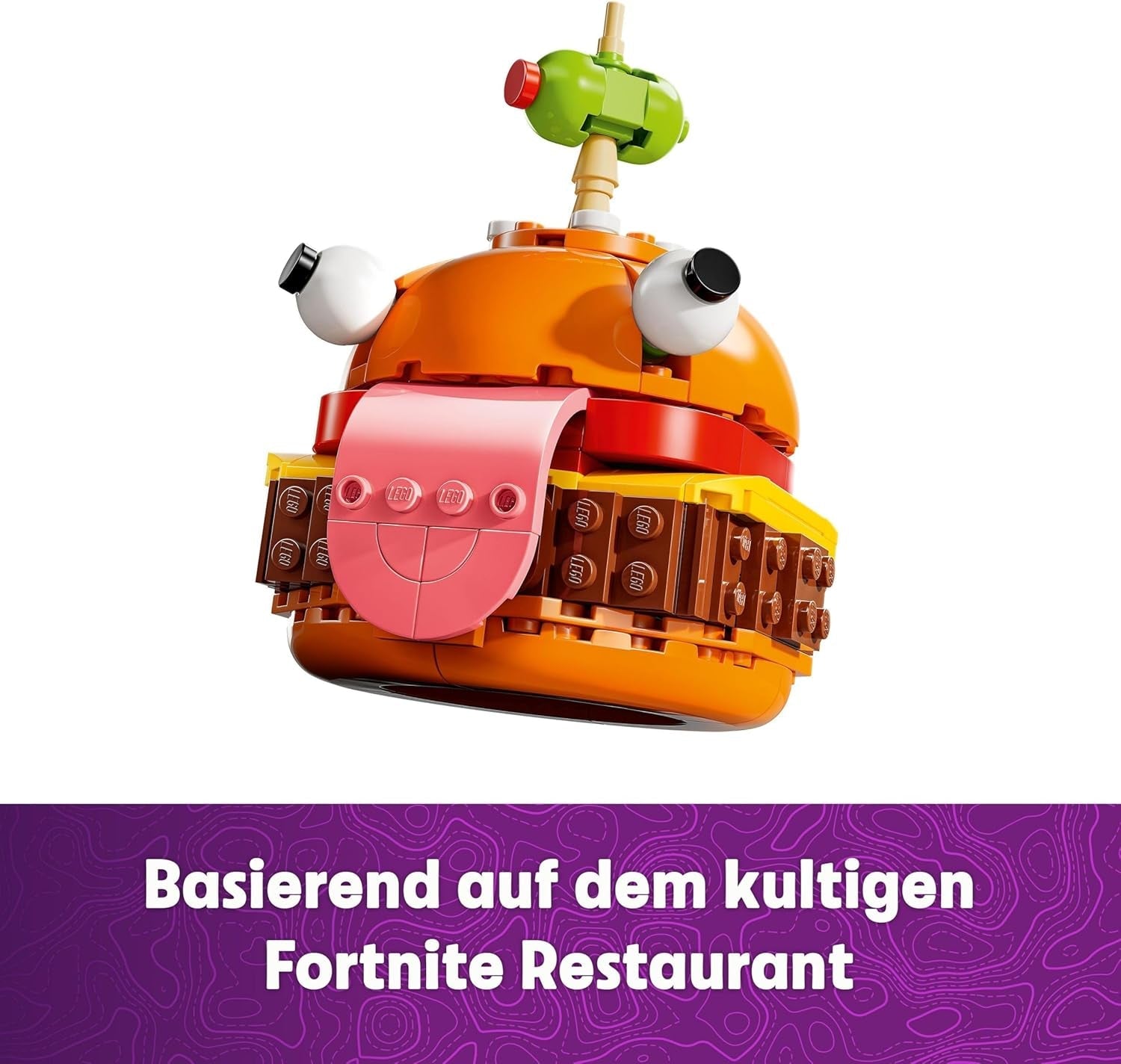 LEGO Fortnite Durrr Burger, zestaw do budowania gier wideo dla graczy w wieku 9+, model wystawowy, figurka kolekcjonerska, prezent dla dzieci, młodzieży i dorosłych, przedmiot kolekcjonerski 77070 Zestawy do budowania Kup w sklepie LEGO