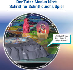 Ravensburger 24582 Ventopia - Elektroniczna gra planszowa Latająca Wyspa dla dzieci w wieku 7+ dla 1 do 4 graczy