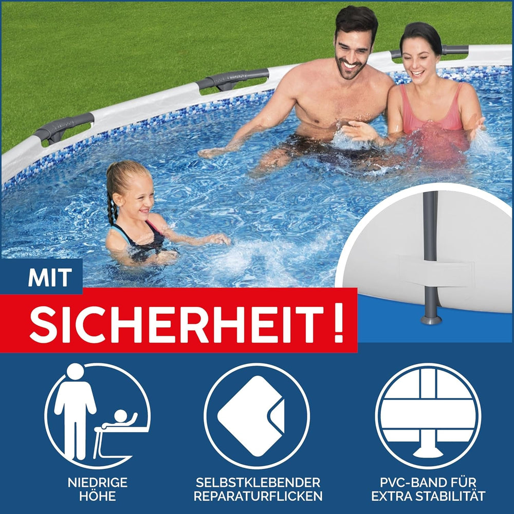 Piscină Bestway Steel Pro Max Frame, rotundă, fără accesorii, 305 x 76 cm