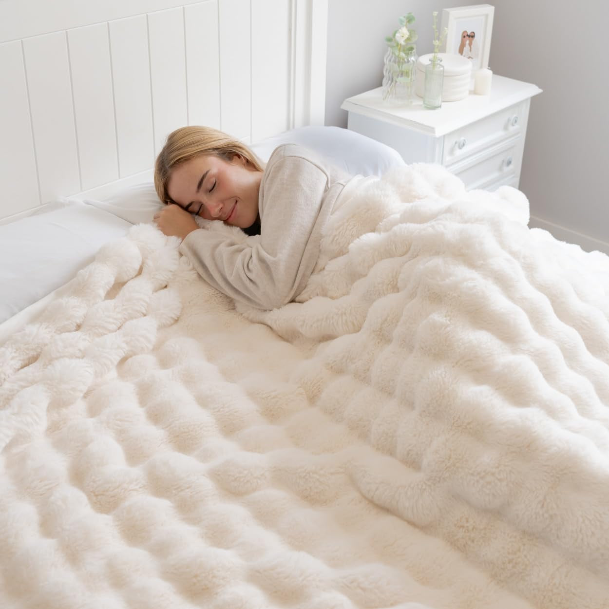 Przytulny koc Flamingueo - koc termiczny, koc obciążany, poliester, koc na sofę, dekoracja pokoju, koc polarowy, ocieplenie, łóżka, koc, koc zimowy Łóżka i koce Besuche den Flamingueo-Store