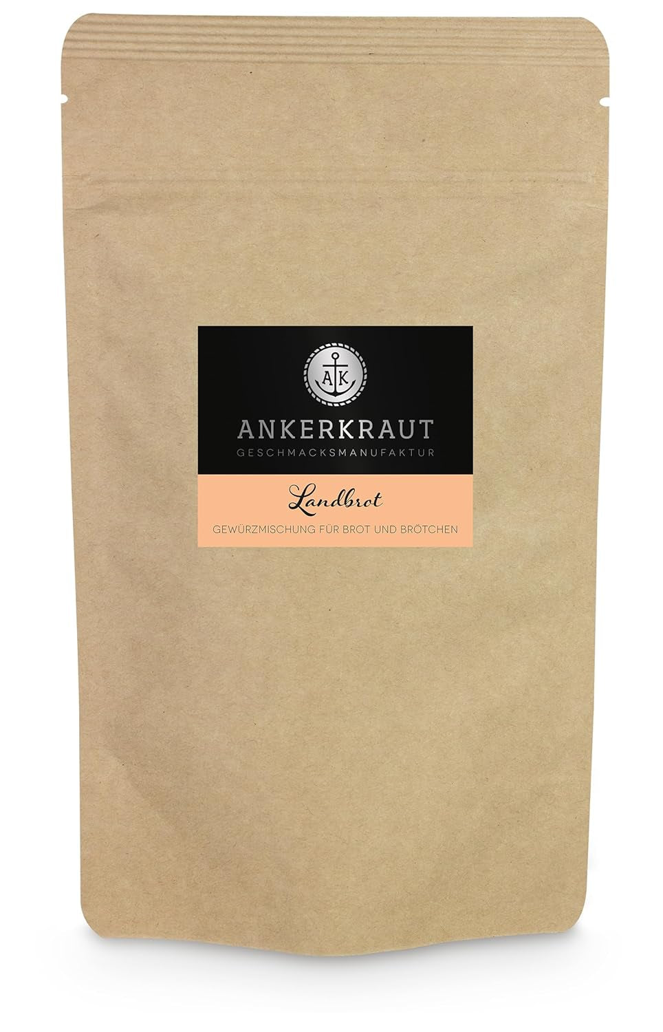 Ankerkraut Landbrot, Gewürzmischung zum selber backen von Brot und Brötchen, Semmeln im Backofen backen, 70 g w Korkenglas
