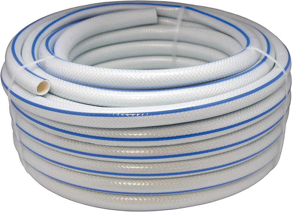 51525 – Furtun de grădină, 15 x 25 m, alb