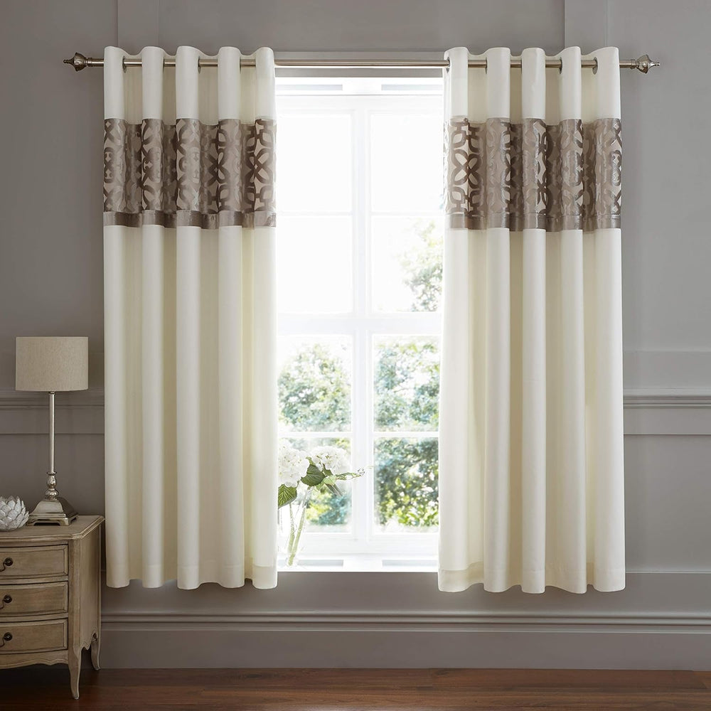 Catherine Lansfield Aksamit o kroju kraty, naturalny, narzuta na łóżko - 220X230 cm Catherine Lansfield Łóżka i narzuty wys. 183 x szer. 168 cm (zestaw 2 szt.)