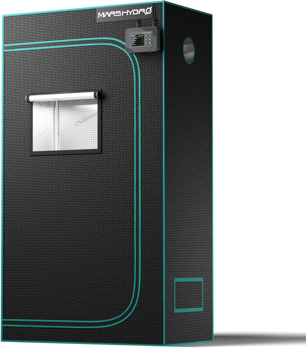 Namiot do uprawy MARS HYDRO 60x60x140cm, namiot do uprawy w pomieszczeniach, odblaskowe namioty do uprawy z mylaru do hydroponiki, zdejmowana taca dolna do przestrzeni do uprawy roślin