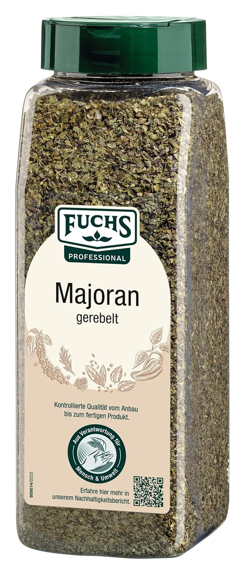 - Majeranek gerebelt | Mit praktischem Streuaufsatz | Zum Verfeinern von Bohnen- und Linseneintöpfen | 80 g dużego Streuera