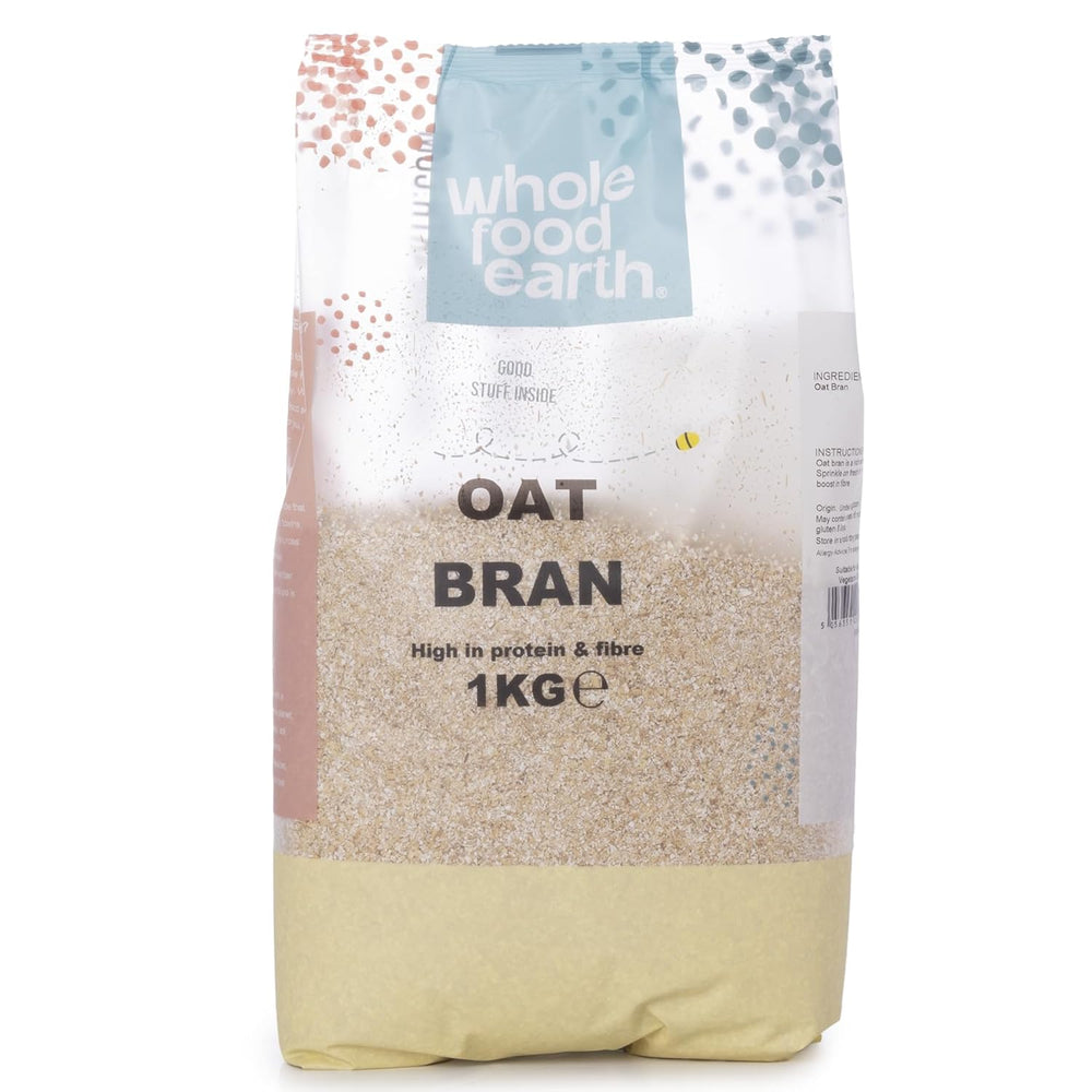 Wholefood Ziemia stabilizowana otręby owsiane 2 kg | Bez GMO | Bogaty w błonnik