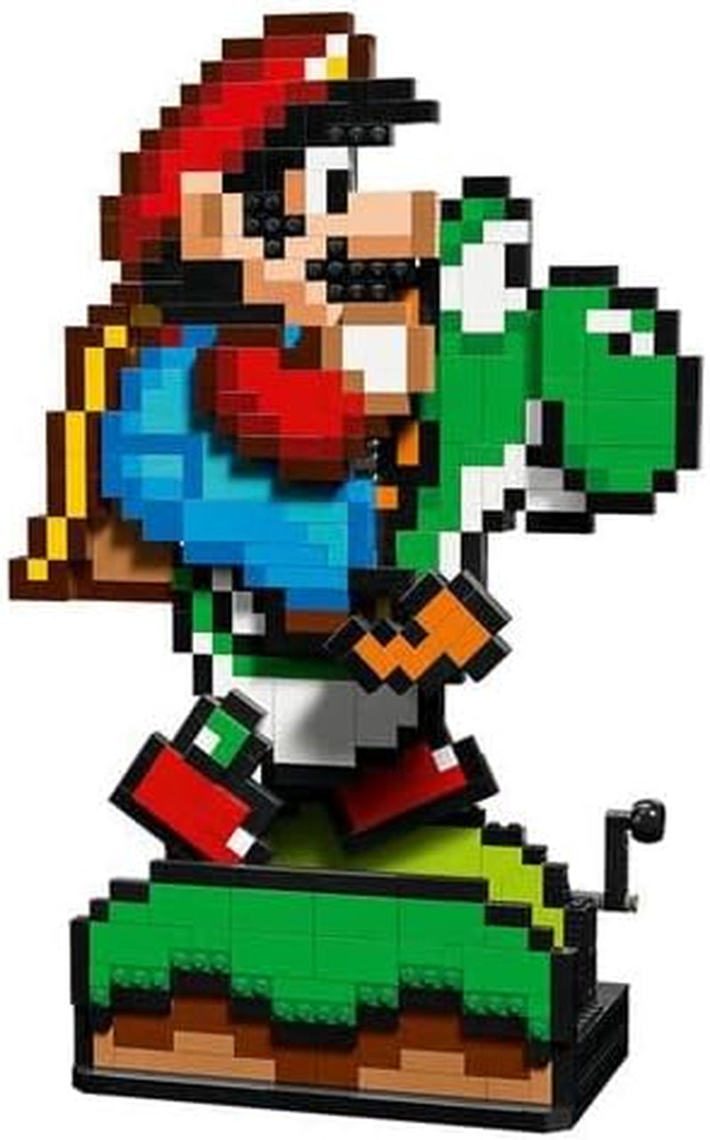 LEGO Super Mario World: zestaw kolekcjonerski Mario i Yoshi Nintendo, figurki Pixel, modele do składania i ekspozycji, dekoracje do domu i przedmioty kolekcjonerskie, zestawy modeli i prezenty dla dorosłych fanów 71438 Zestawy do budowania w sklepie LEGO
