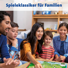 Ravensburger Family Game 26492 - Turul Germaniei - Clasic pentru familii, pentru vârste de 8 ani și peste - Joc de petrecere, Călătorie prin Germania, Joc de societate pentru până la 6 jucători, vârste de 8 ani și peste