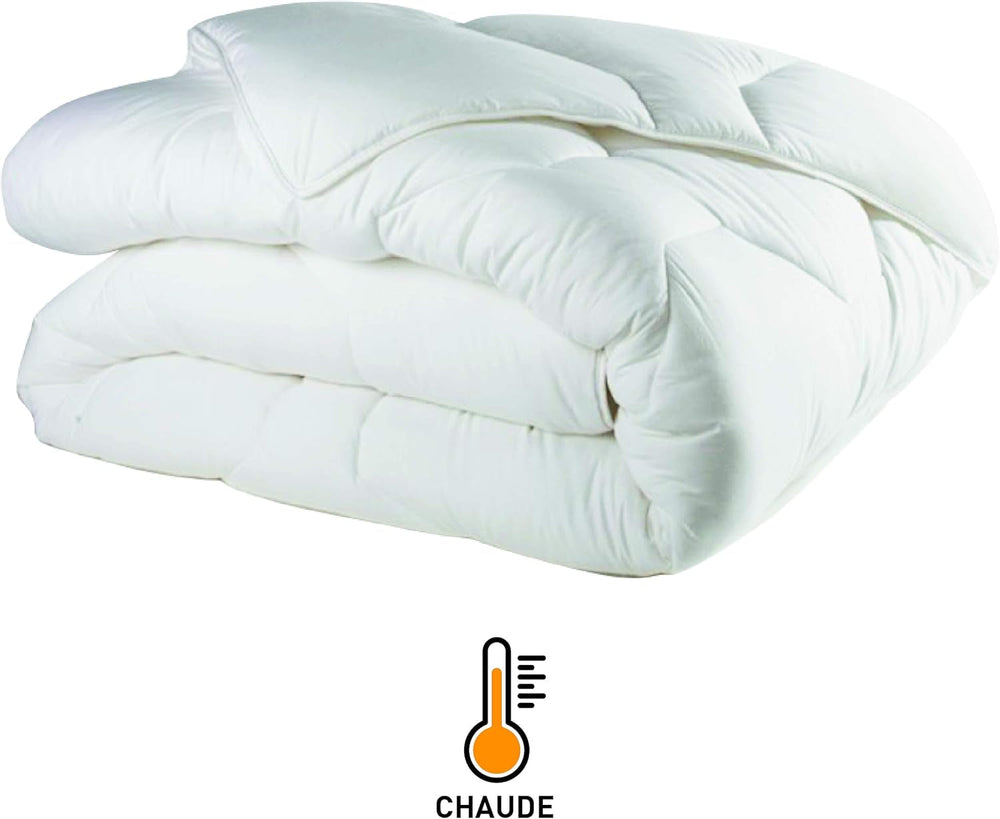 Blanrève Cthalvd011420 Copertă de plapumă Hollofil Allerban bumbac cald alb 140 X 200 cm Plapumi si pilote Naty Shop