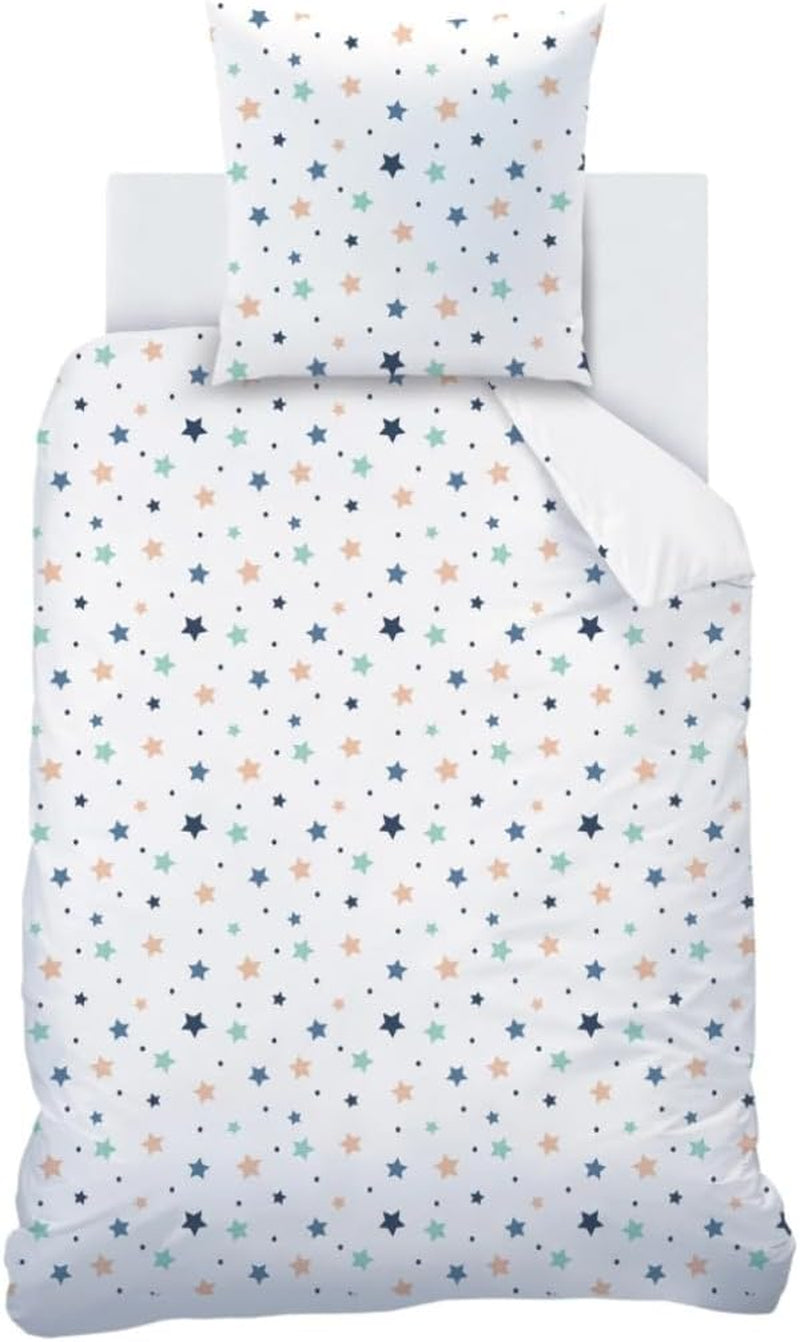 Komplet pościeli dla dzieci, dwustronny, Pościel Gwiazdki - dziecięca Naty Shop