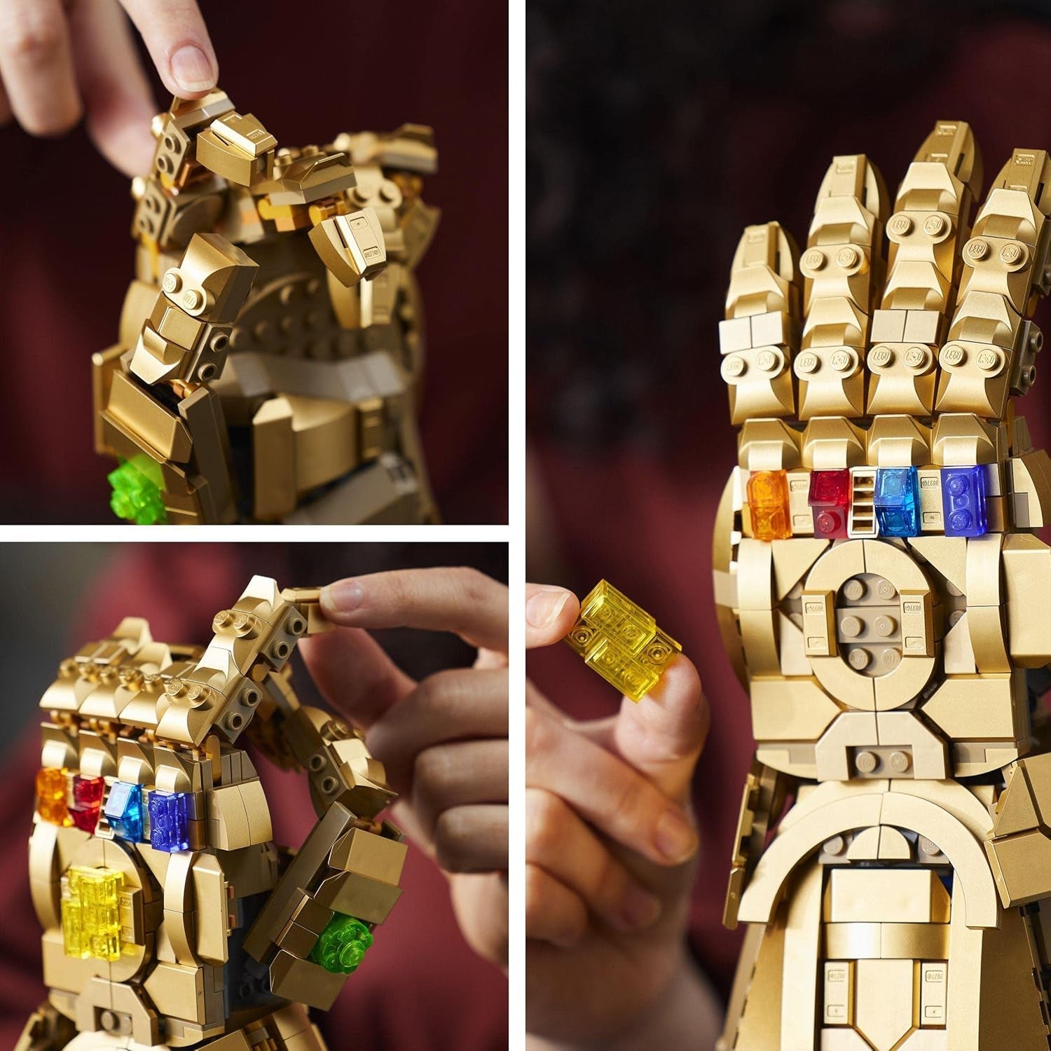 LEGO 76191 Marvel Super Heroes Rękawica Nieskończoności Rękawica Avengers Thanos Zestaw do budowania modeli dla dorosłych Fan Item Prezent dla mężczyzn Kobiety Her Him Zestawy do budowania Besuche w sklepie LEGO