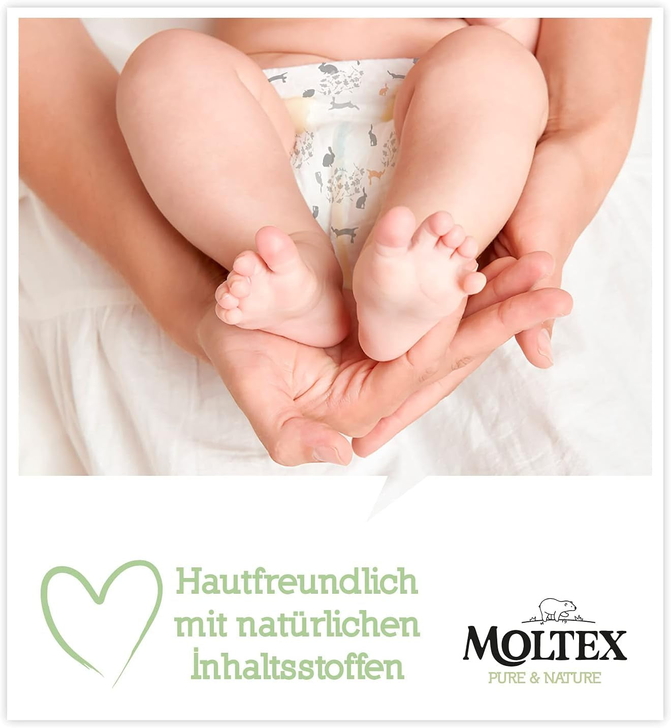 Organiczne pieluszki Pure & Nature Rozmiar 6 XL (17-28kg) Pudełko miesięczne 84 pieluszki organiczne