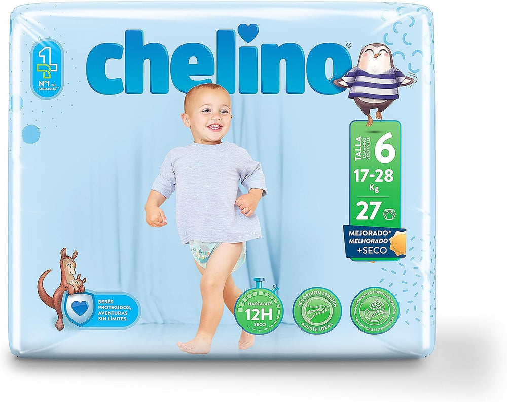 Pieluchy Indas Fashion & Love XL, rozmiar 6 (17-28 kg), 27 sztuk